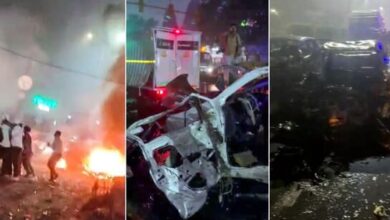 Photo of दिल्ली: लाल किला मेट्रो स्टेशन के पास कार में बडा धमाका