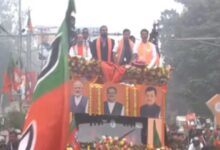 Photo of पटना में BJP के कार्यकारी अध्यक्ष का रोड शो, मिलर हाई स्कूल में उमड़ी भीड़