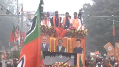 Photo of पटना में BJP के कार्यकारी अध्यक्ष का रोड शो, मिलर हाई स्कूल में उमड़ी भीड़