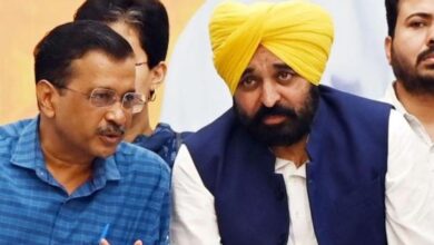 Photo of आम आदमी पार्टी के राष्ट्रीय संयोजक अरविंद केजरीवाल व सीएम भगवंत मान का प्रेस कॉन्फ़्रेंस