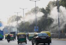 Photo of दिल्ली में प्रदूषण से मिली थोड़ी राहत, हवा खराब श्रेणी में