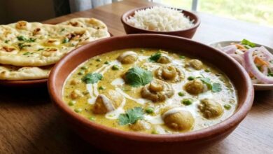 Photo of घर पर आसानी से बनाएं रेस्टोरेंट जैसी क्रीमी ‘मशरूम मटर मलाई’