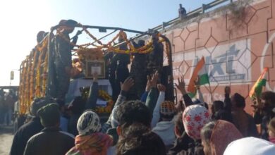 Photo of झज्जर पहुंचा डोडा में बलिदान मोहित का पार्थिव शव