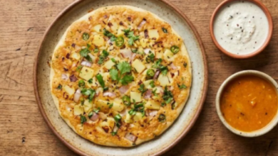 Photo of ब्रेकफास्ट का मजा हो जाएगा डबल, जब थाली में होगा गरमा-गरम आलू उत्तपम