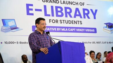 Photo of गोवा में शिक्षा क्रांति की शुरुआत, केजरीवाल ने ई-लाइब्रेरी का उद्घाटन कर छात्रों को सौंपी डिजिटल ताकत