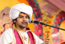 Photo of नीलकंठ पर्वत की तलहटी के पास ध्यान गुफा में साधनारत हैं धीरेंद्र शास्त्री