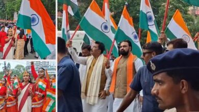 Photo of पटना में सीएम सम्राट चौधरी के नेतृत्व में निकली तिरंगा यात्रा