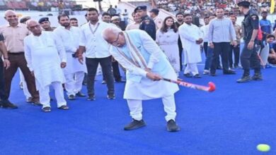 Photo of राष्ट्रीय खेल दिवस: करनाल हॉकी स्टेडियम पहुंचे केंद्रीय मंत्री मनोहर लाल