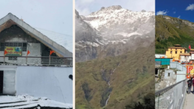 Photo of उत्तराखंड में बर्फबारी: धूप खिलते ही चमक उठीं चोटियां