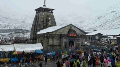 Photo of केदारनाथ: बर्फ की सफेद चादर में सजा बाबा केदार का धाम