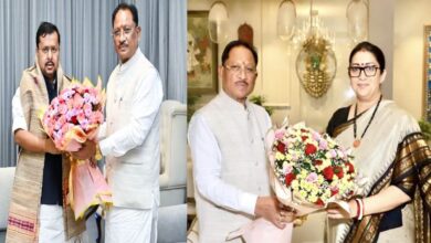 Photo of सीएम विष्णुदेव साय ने नई दिल्ली में नितिन नवीन और स्मृति ईरानी से की मुलाकात