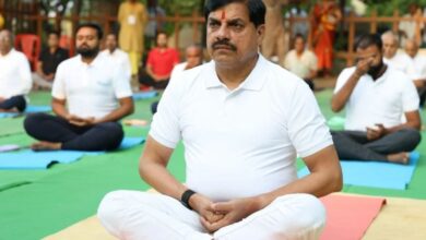 Photo of मध्यप्रदेश: गायत्री धाम में सीएम मोहन यादव ने किया योग