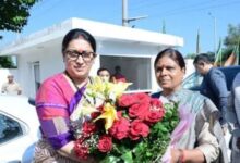 Photo of पंचकूला पहुंची भाजपा की प्रदेश प्रभारी स्मृति ईरानी, मैराथन बैठकों का दौर शुरू